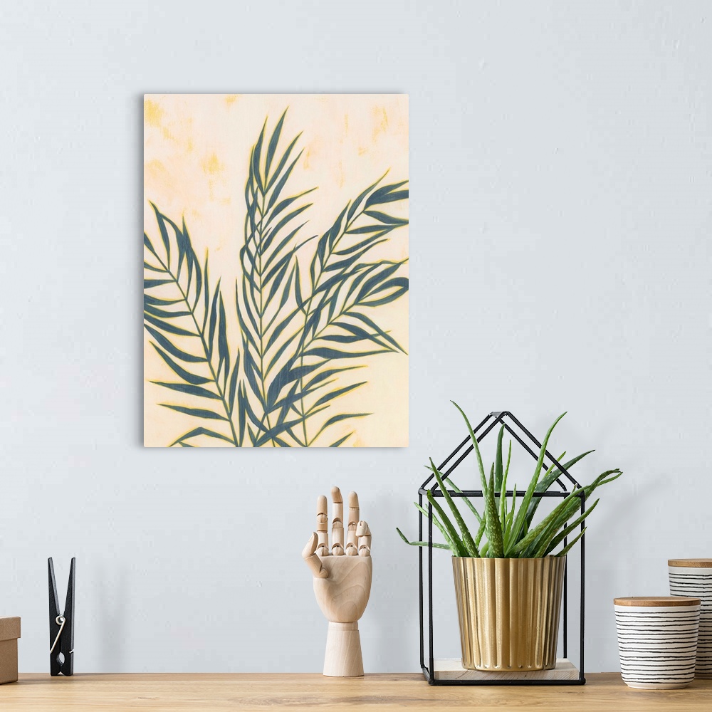 A bohemian room featuring Sunset Fronds I