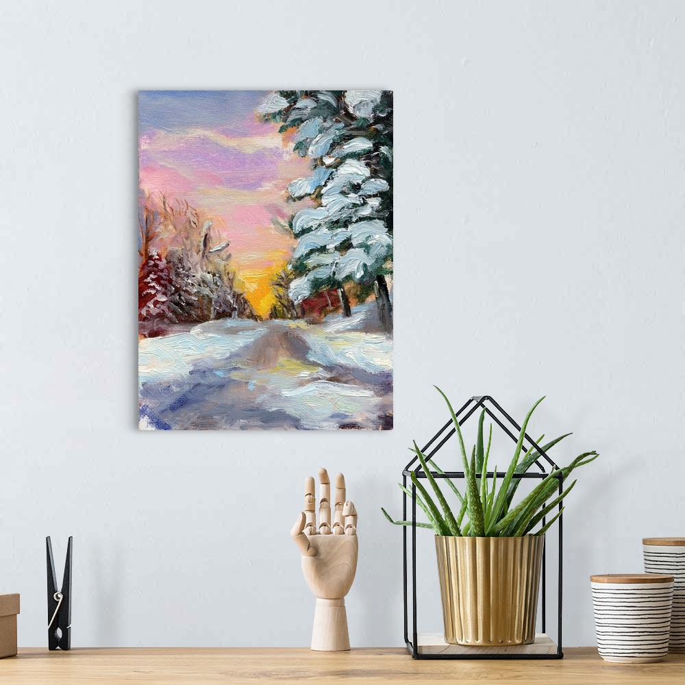A bohemian room featuring Sunset In Winter