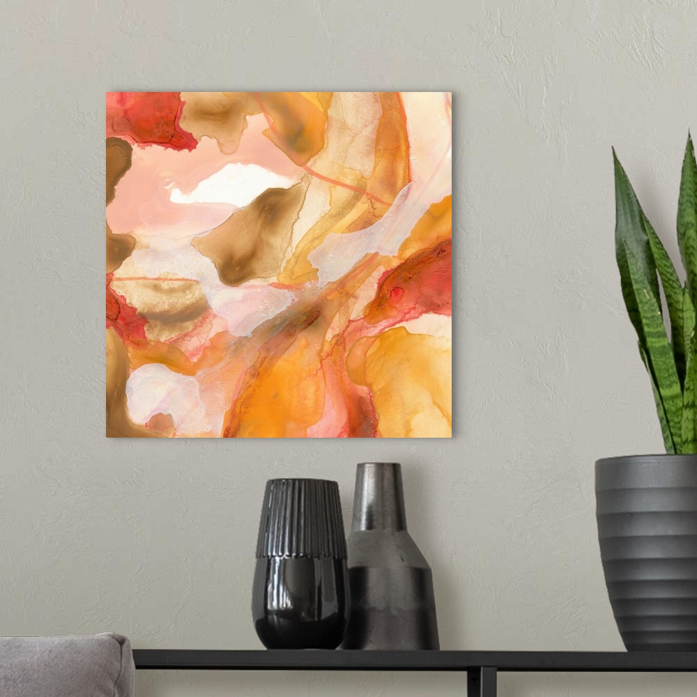 A modern room featuring Sunset Marble II