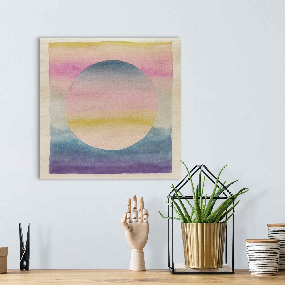 A bohemian room featuring Sunset Spectrum I