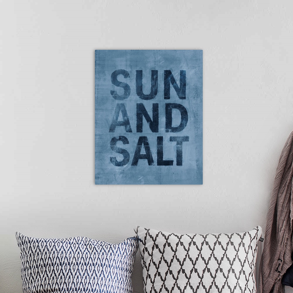 A bohemian room featuring Surf Sentiment I