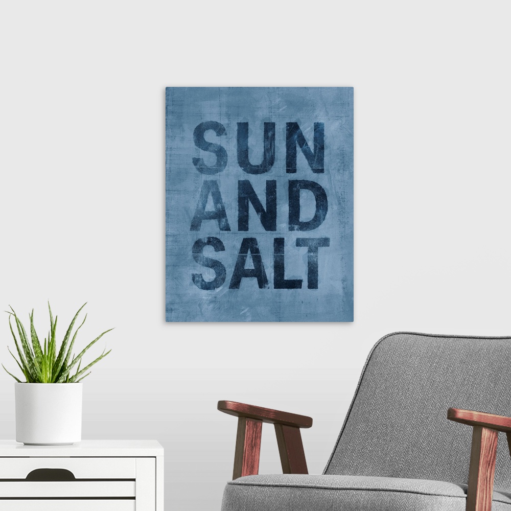 A modern room featuring Surf Sentiment I