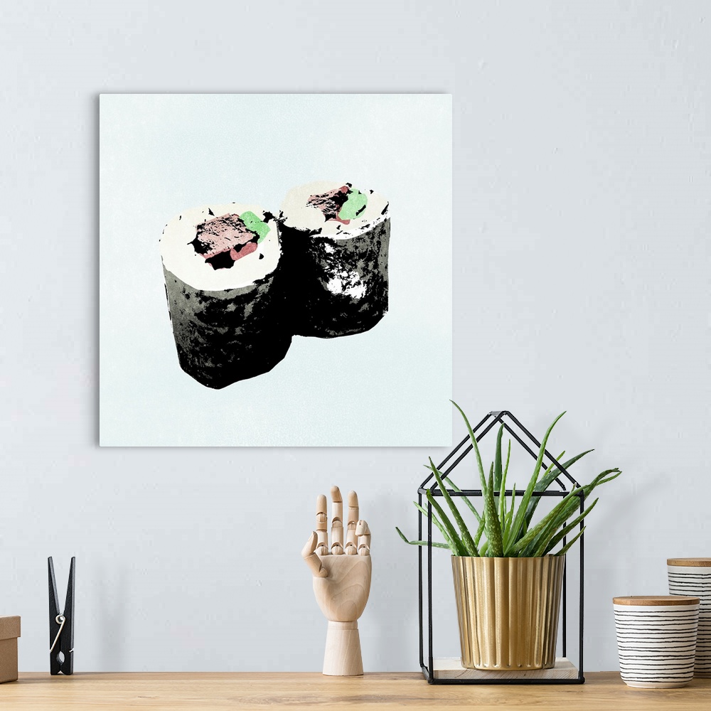 A bohemian room featuring Sushi Style III