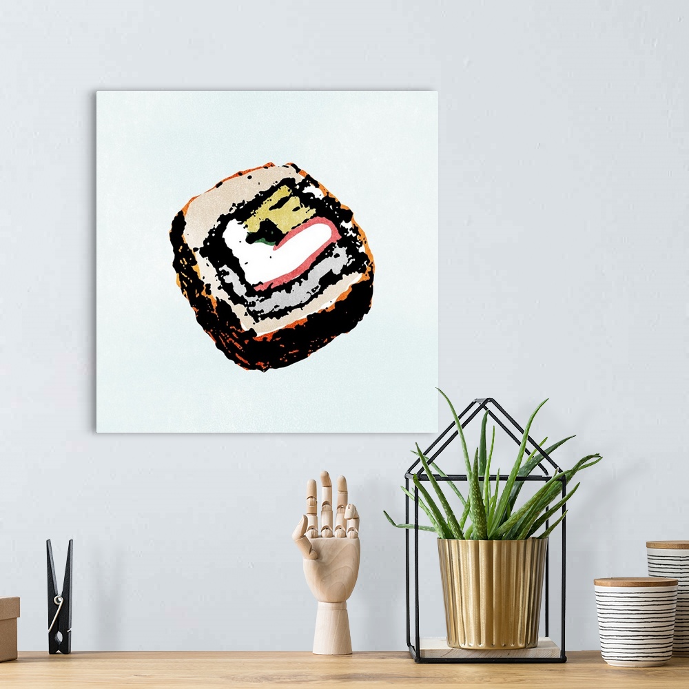A bohemian room featuring Sushi Style IV