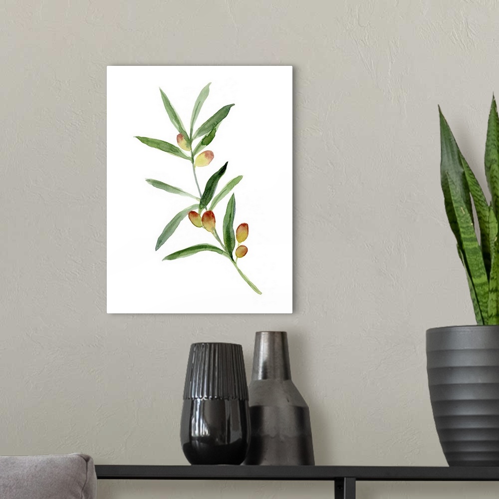 A modern room featuring Sweet Olive Branch I