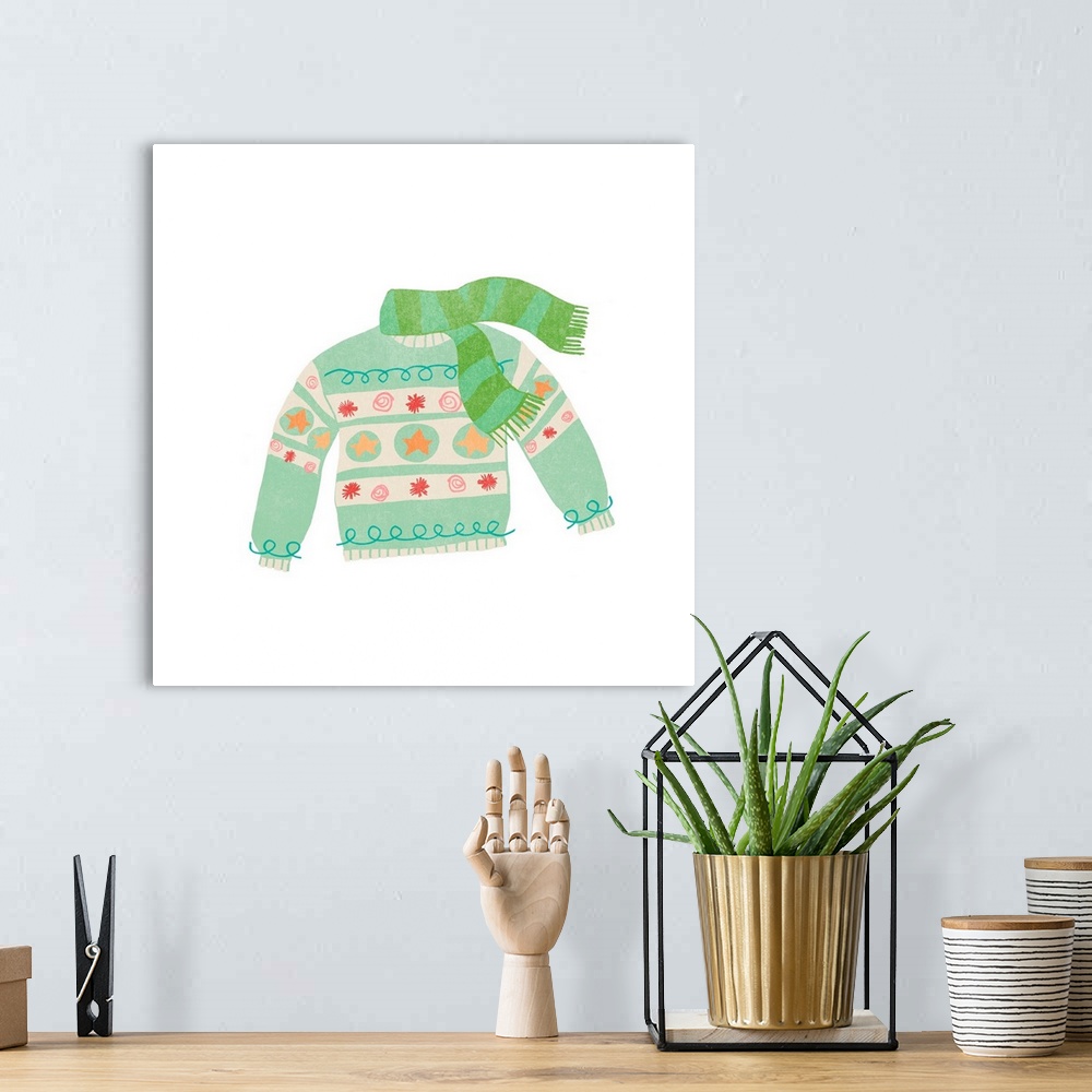 A bohemian room featuring Tacky Sweaters I