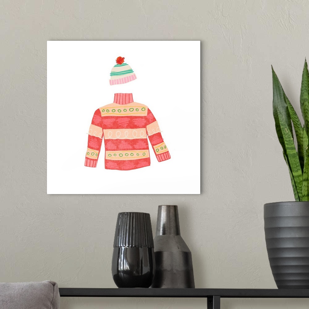 A modern room featuring Tacky Sweaters III