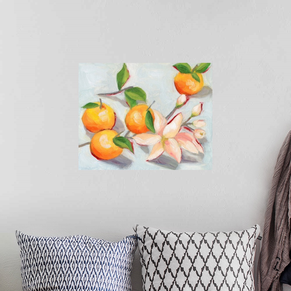A bohemian room featuring Tangerine Blossoms I