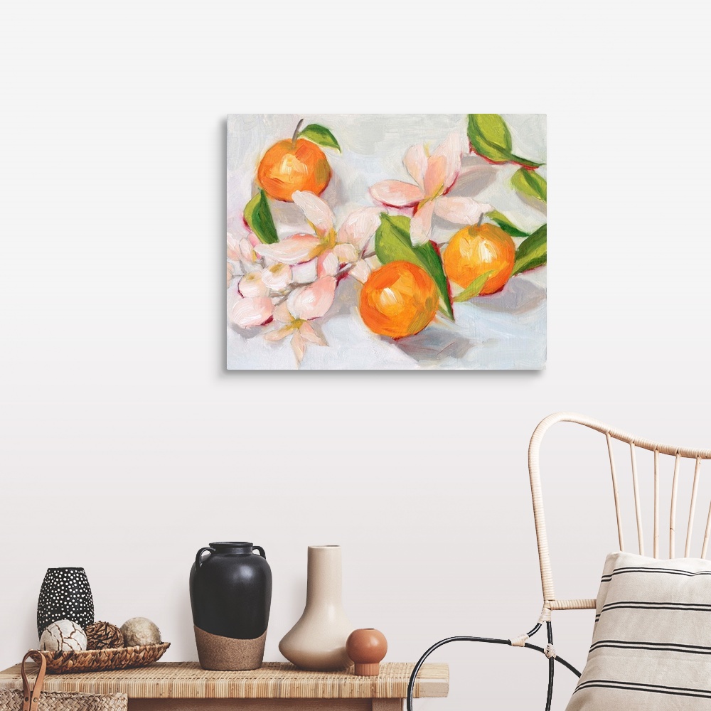 A farmhouse room featuring Tangerine Blossoms II