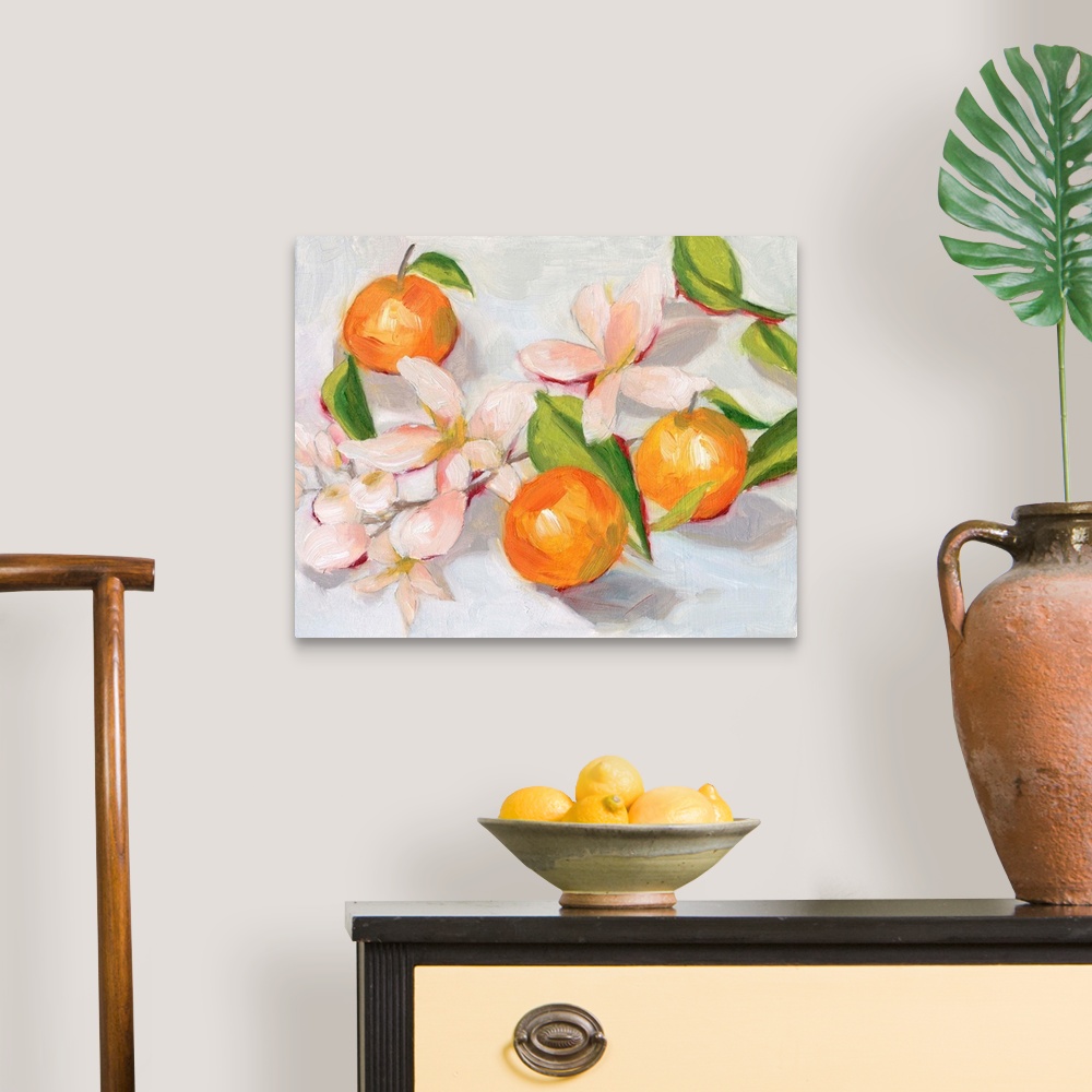 A traditional room featuring Tangerine Blossoms II