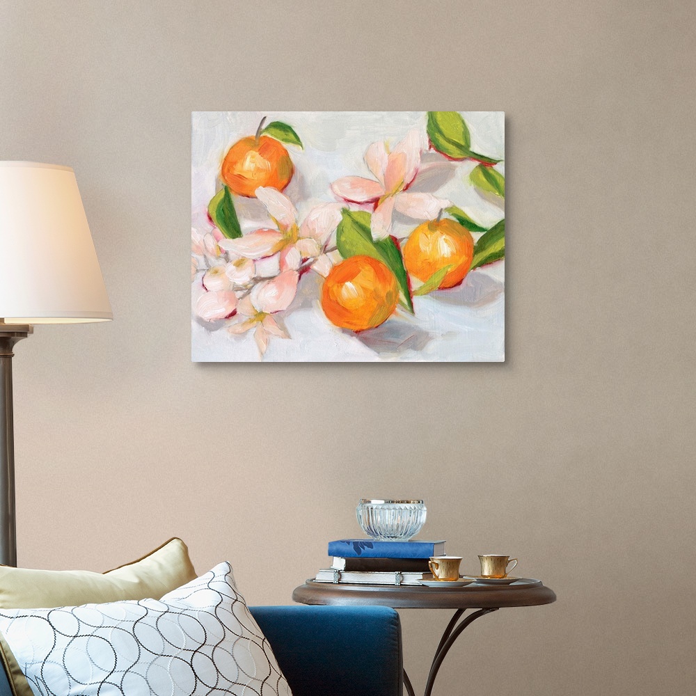 A traditional room featuring Tangerine Blossoms II