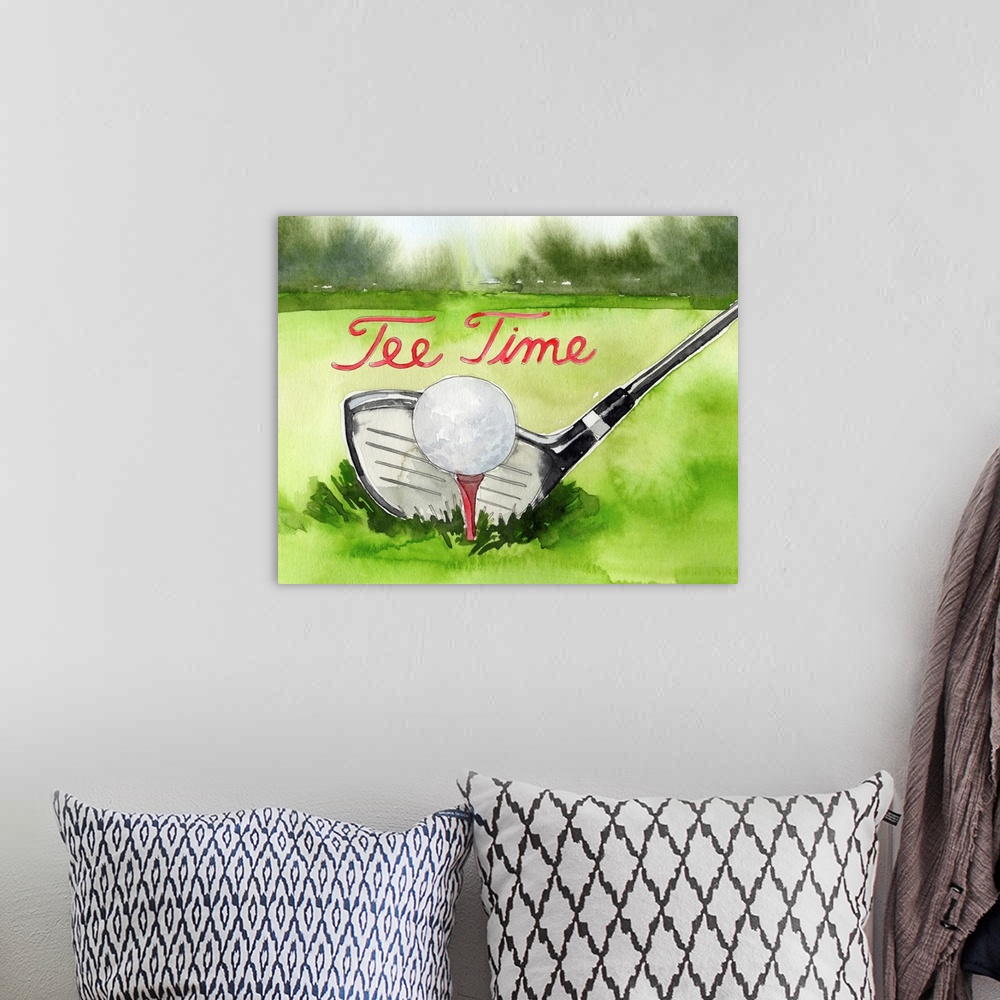 A bohemian room featuring Tee Off Time III