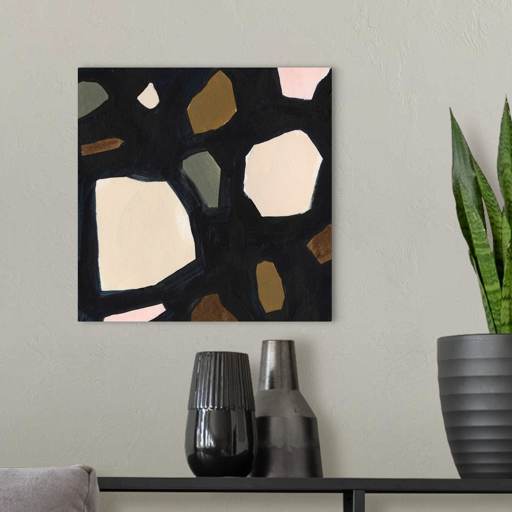 A modern room featuring Terrazzo Shards VII