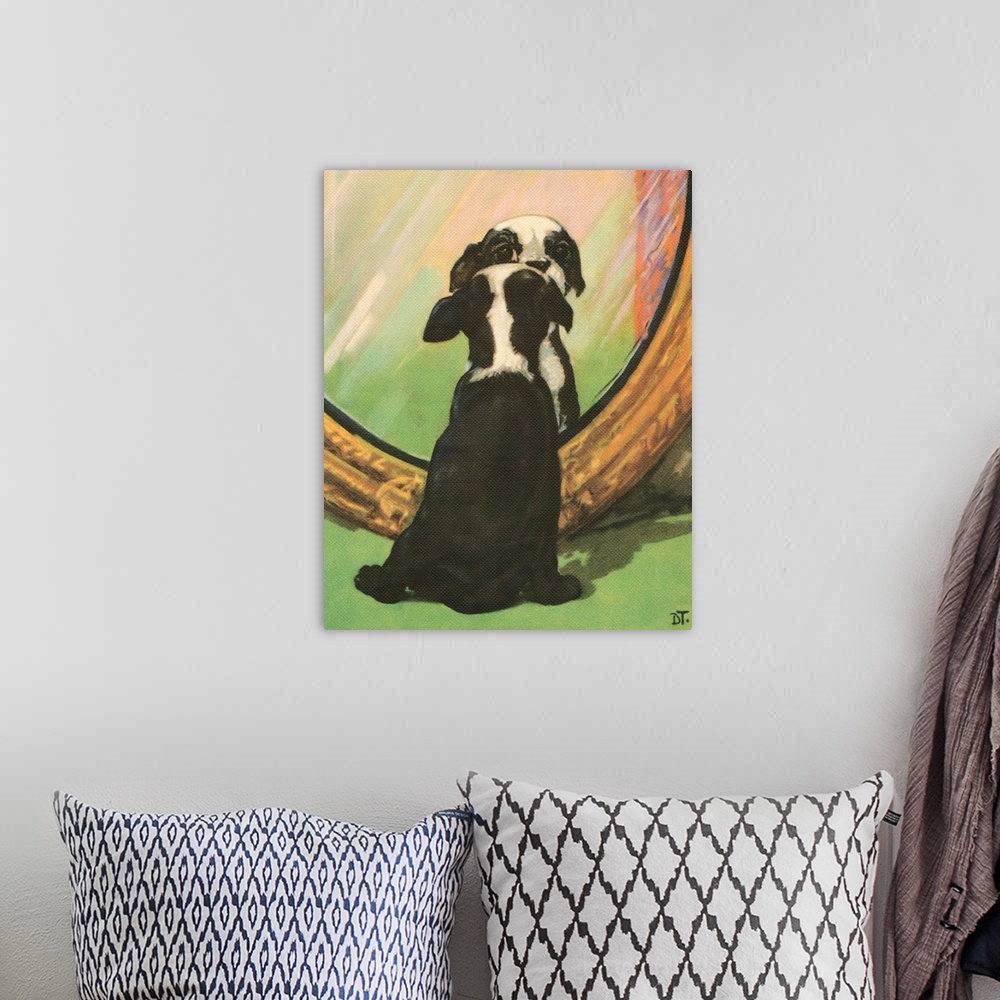 A bohemian room featuring Terrier Trouble IV