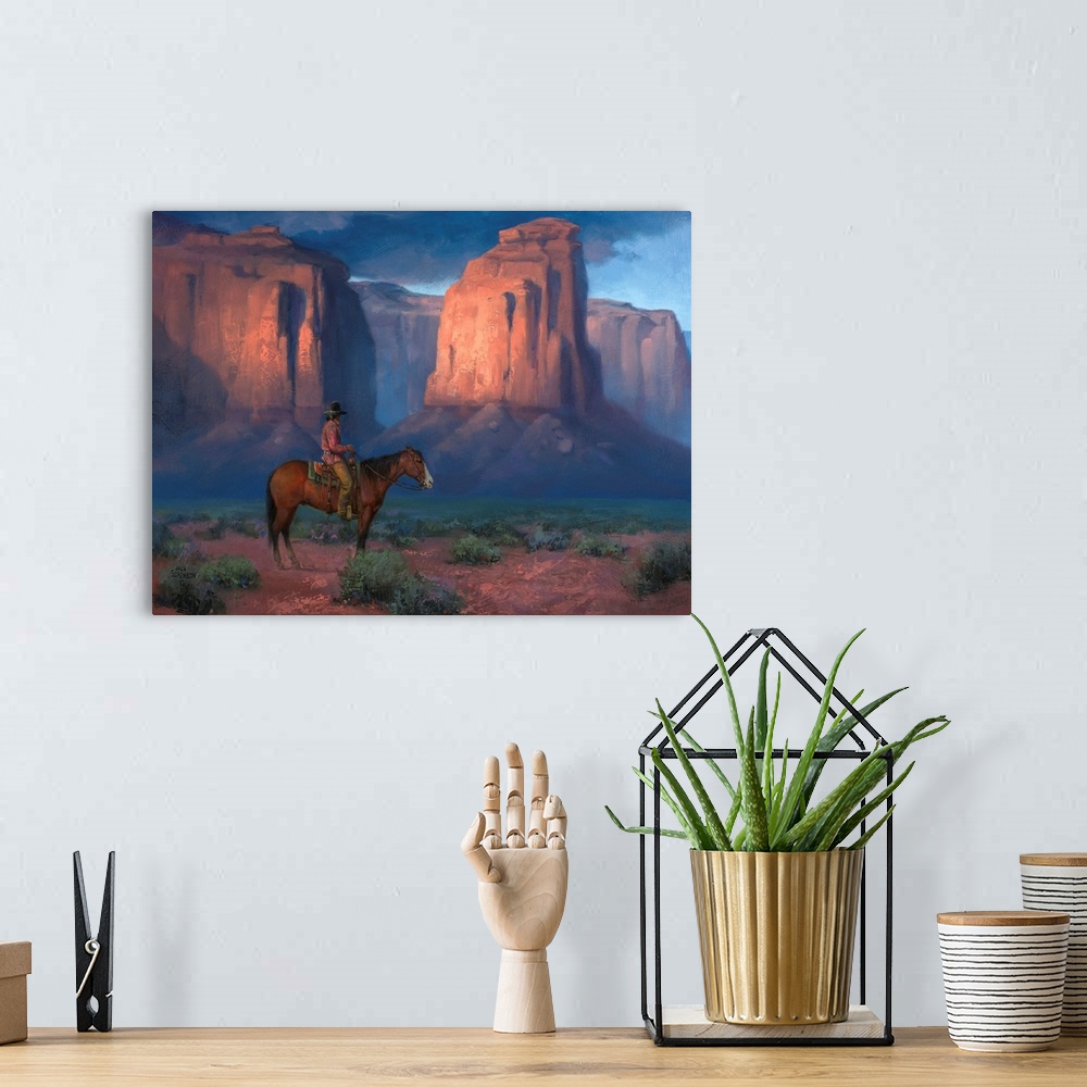 A bohemian room featuring The Spell Of Monument Valley