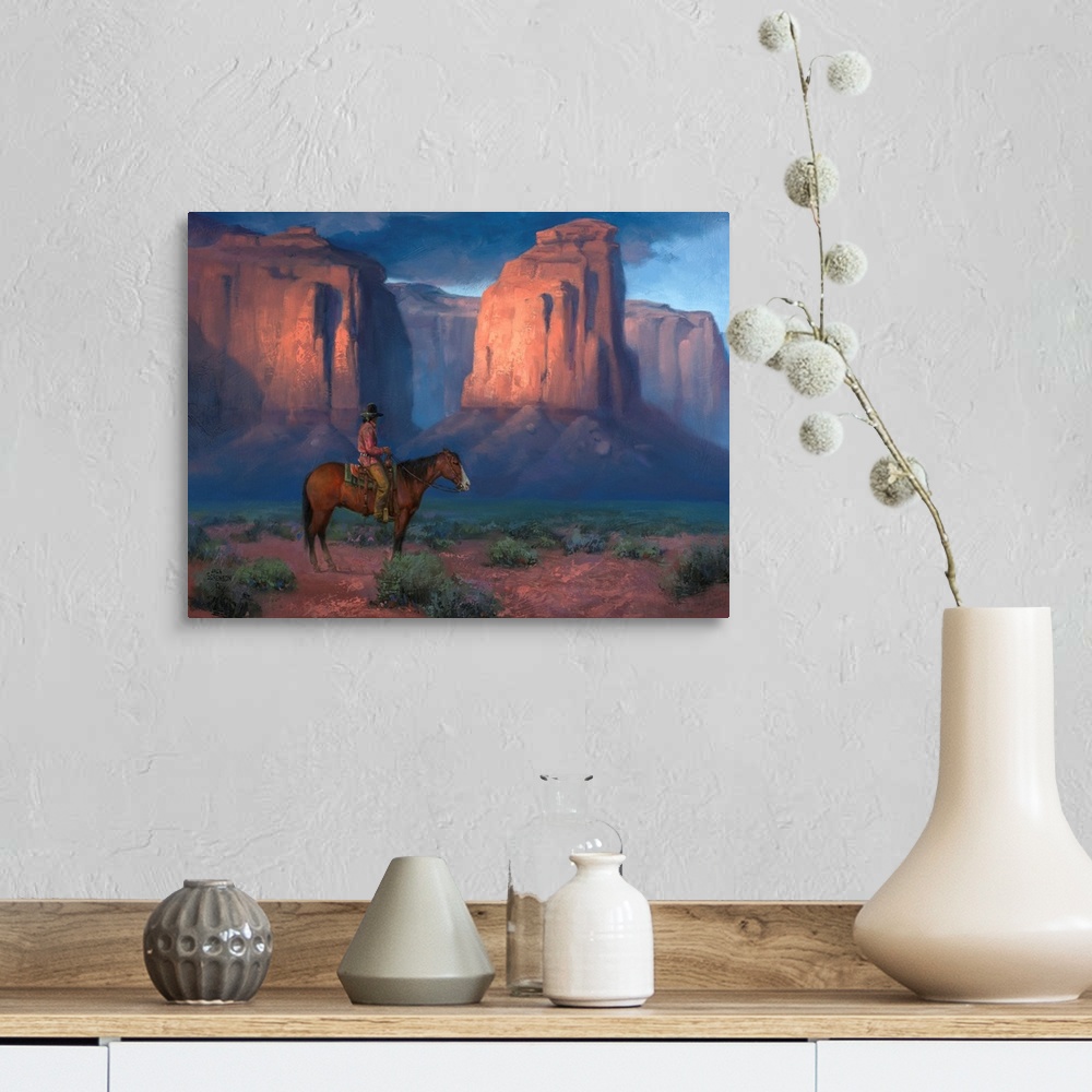 A farmhouse room featuring The Spell Of Monument Valley