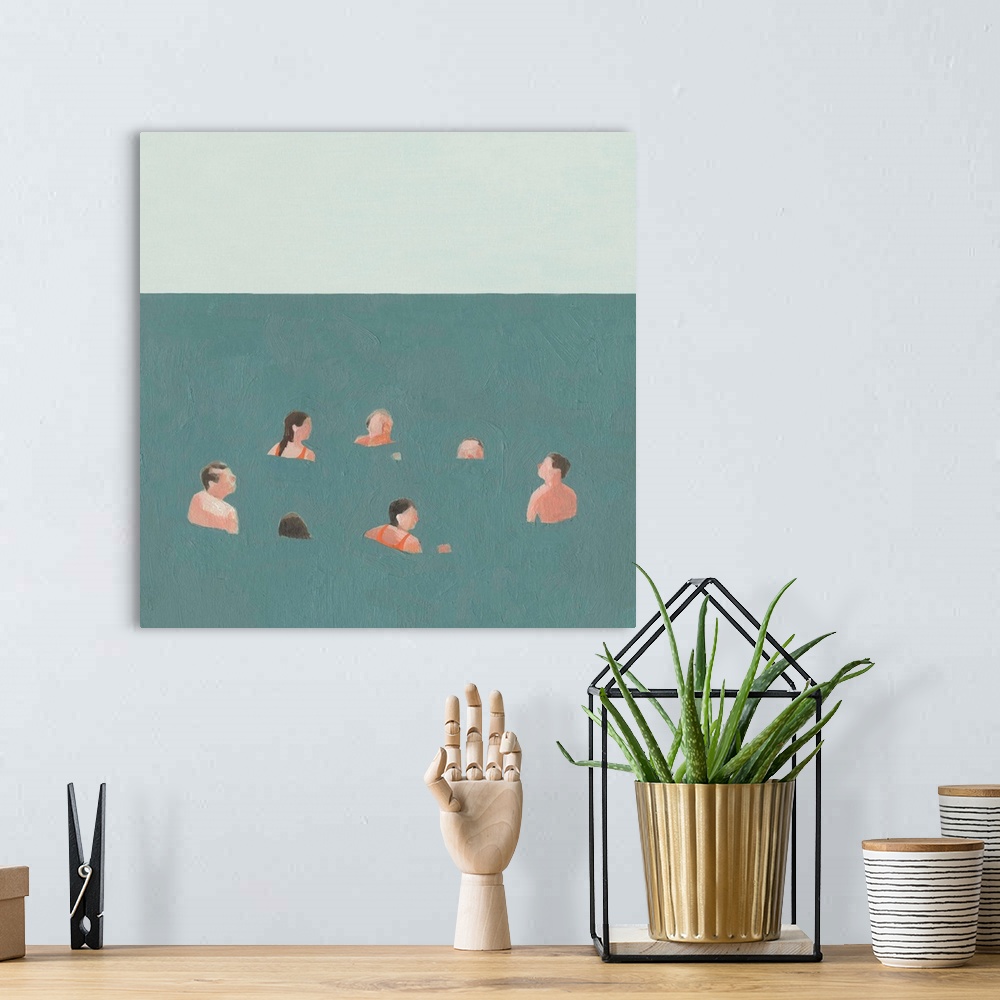 A bohemian room featuring The Swimmers I