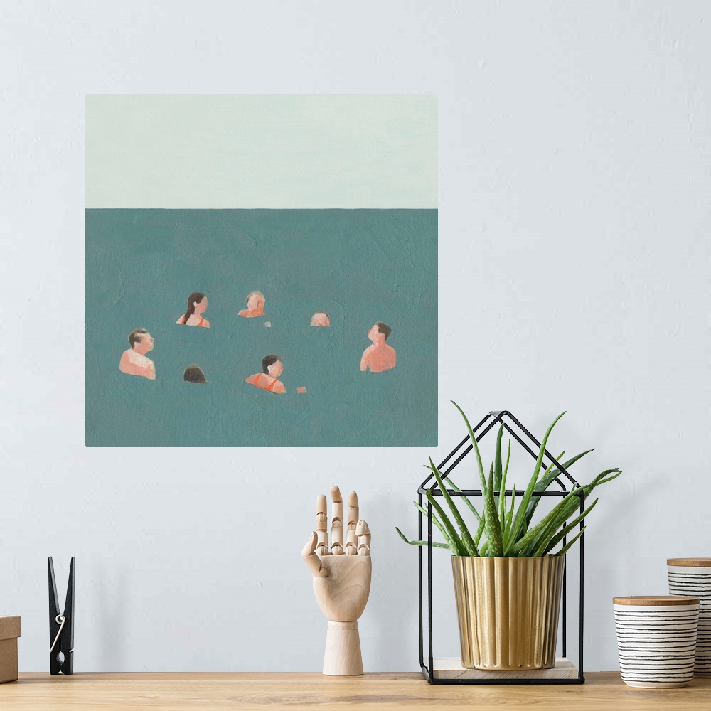 A bohemian room featuring The Swimmers I