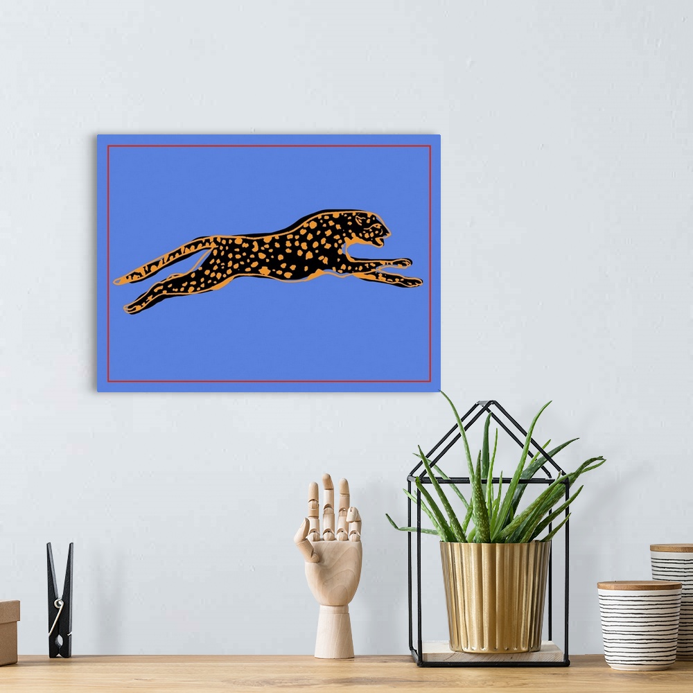 A bohemian room featuring The Wild Leopard II