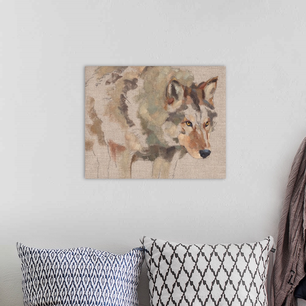 A bohemian room featuring Timber Wolf I