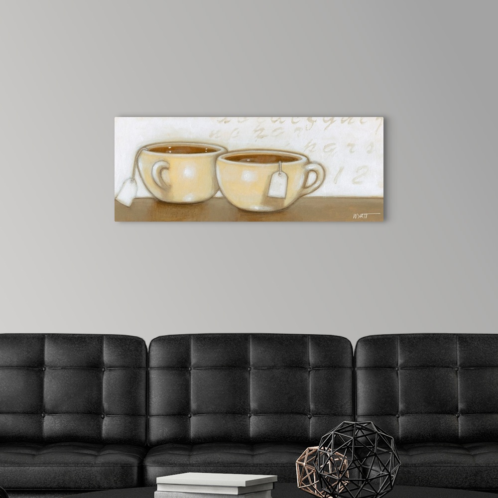 A modern room featuring Time for Tea II