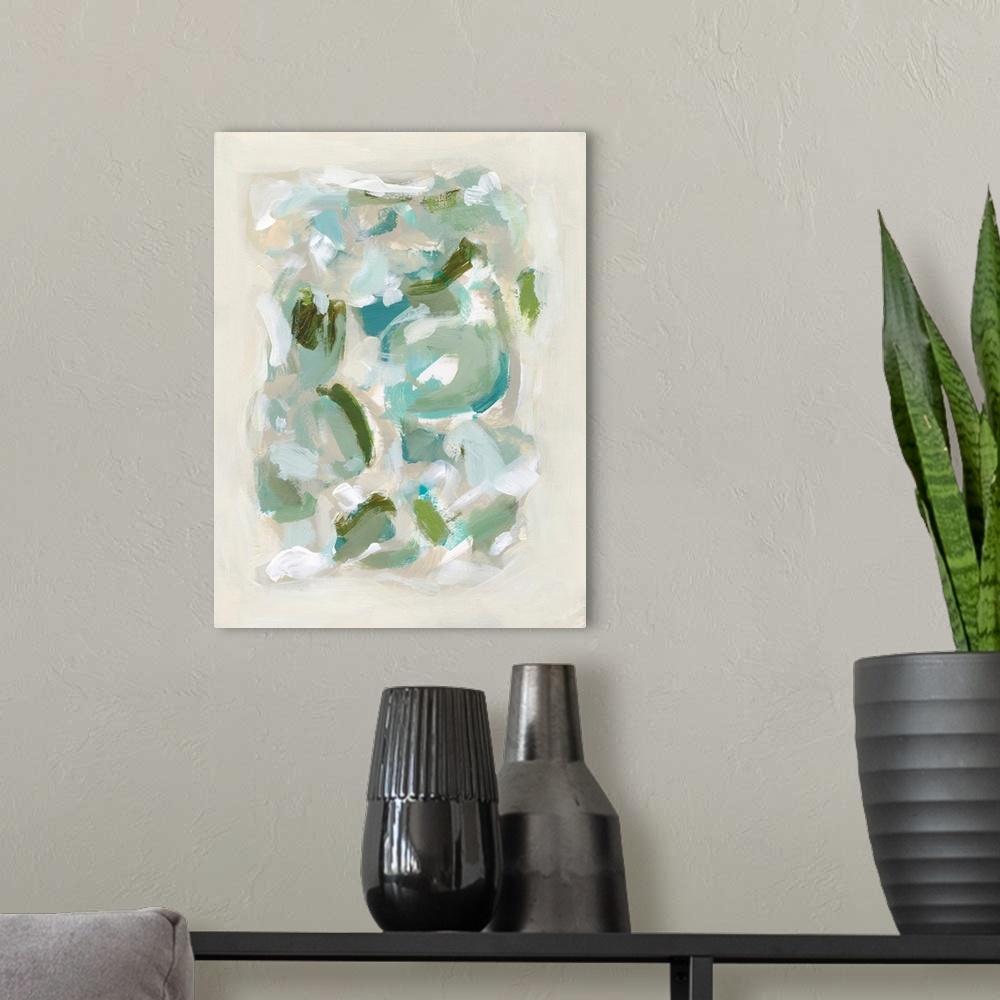 A modern room featuring Tinted Abstract VI