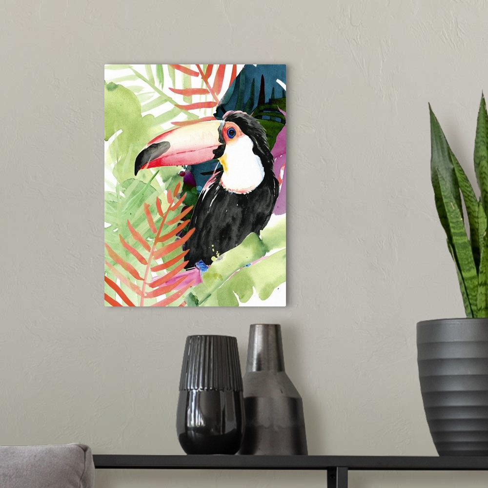 A modern room featuring Toucan Palms I