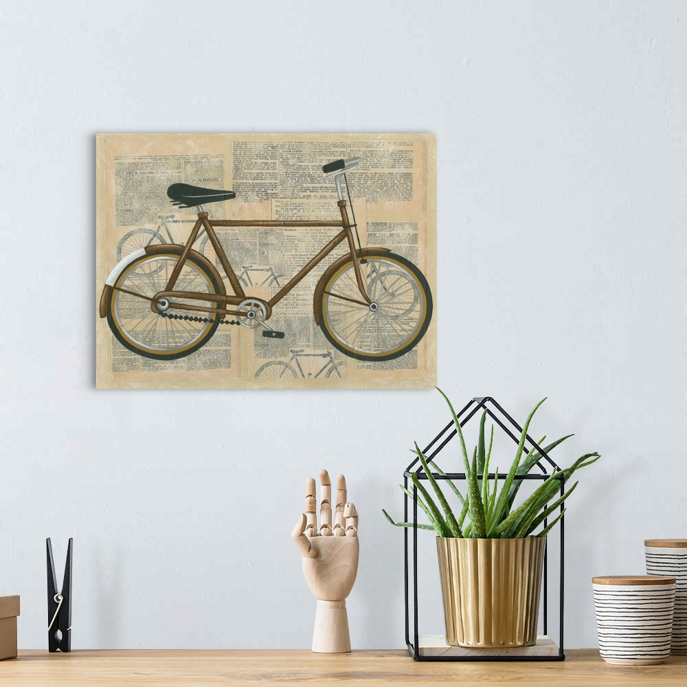 A bohemian room featuring Tour by Bicycle I