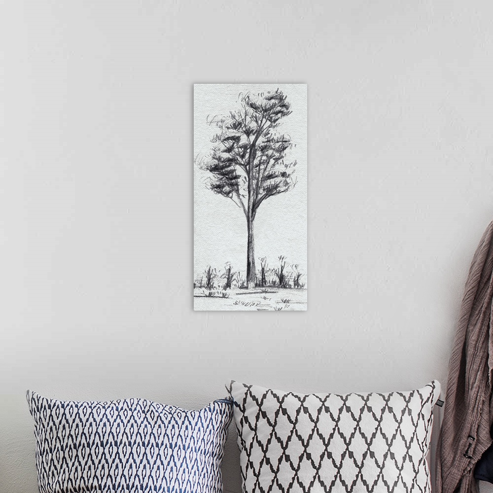 A bohemian room featuring Tree In The Woods III