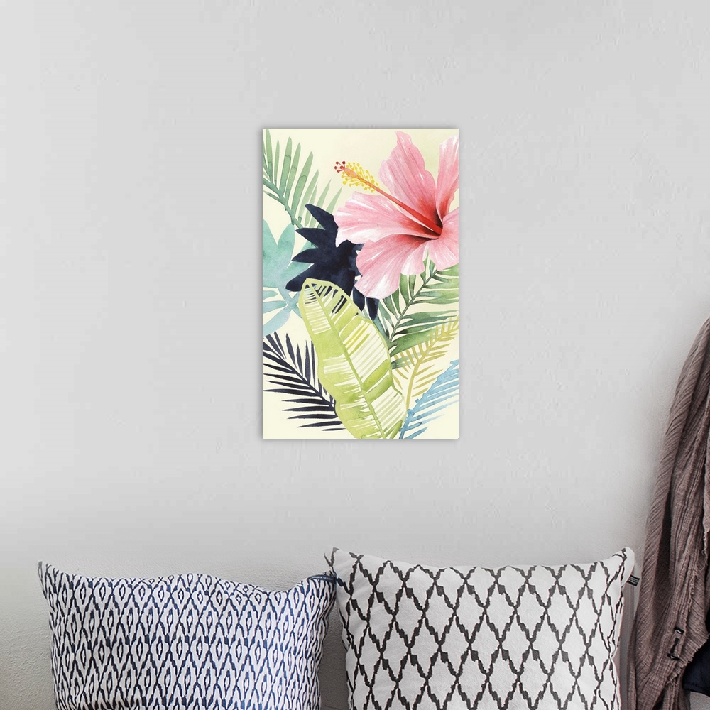 A bohemian room featuring Tropical Punch I