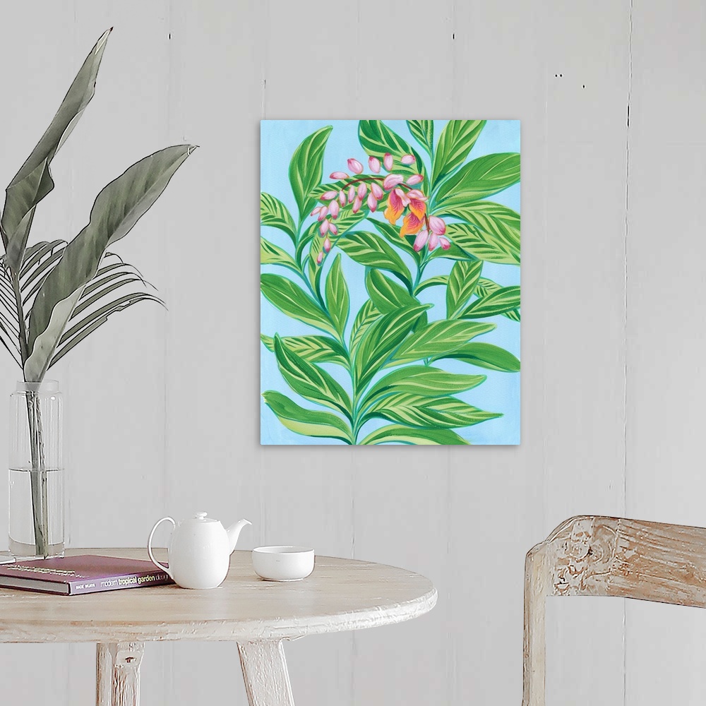 A farmhouse room featuring Tropical Shell Ginger I