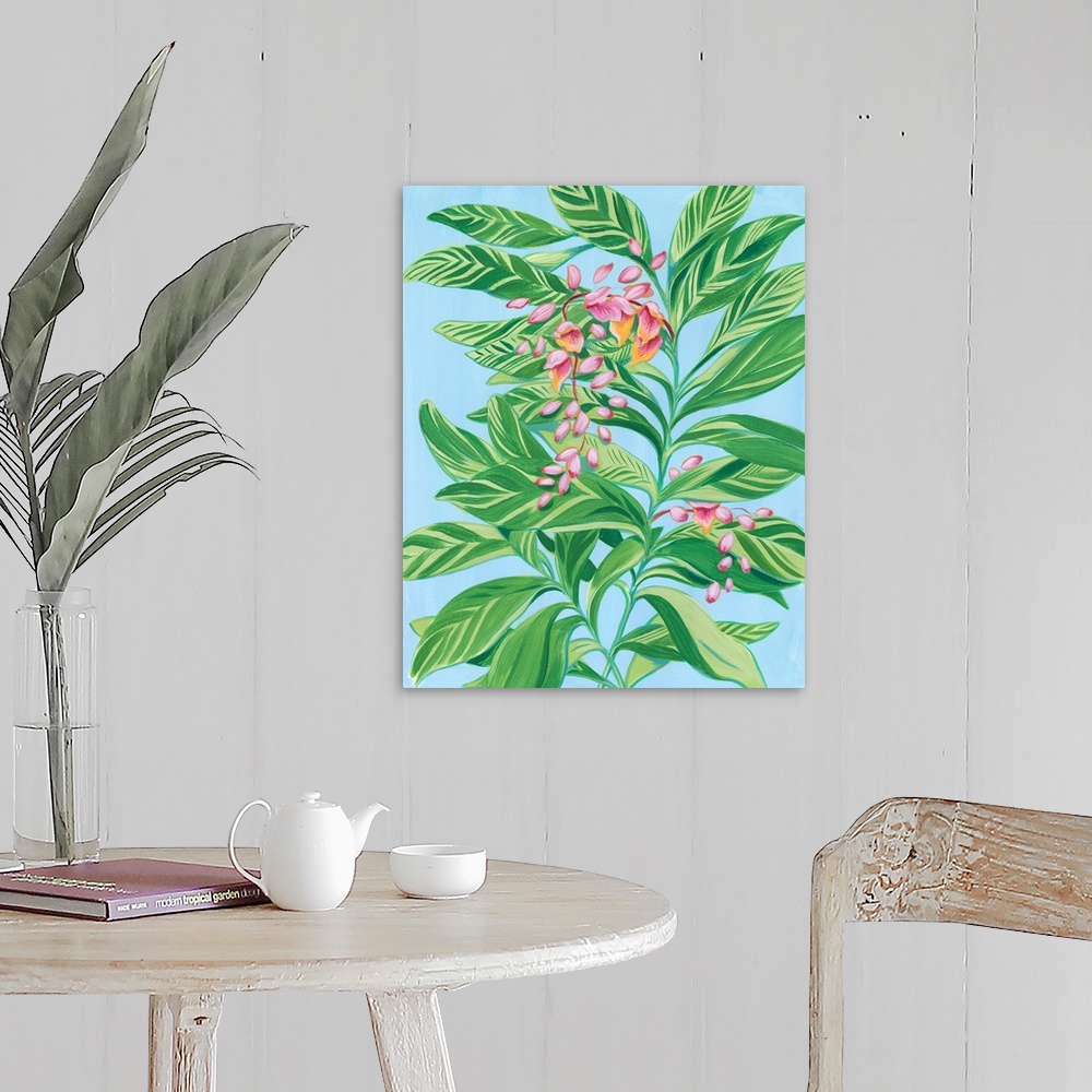 A farmhouse room featuring Tropical Shell Ginger II