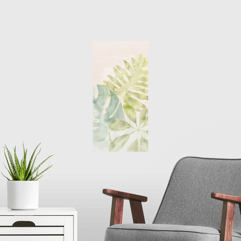 A modern room featuring Tropical Sorbet I