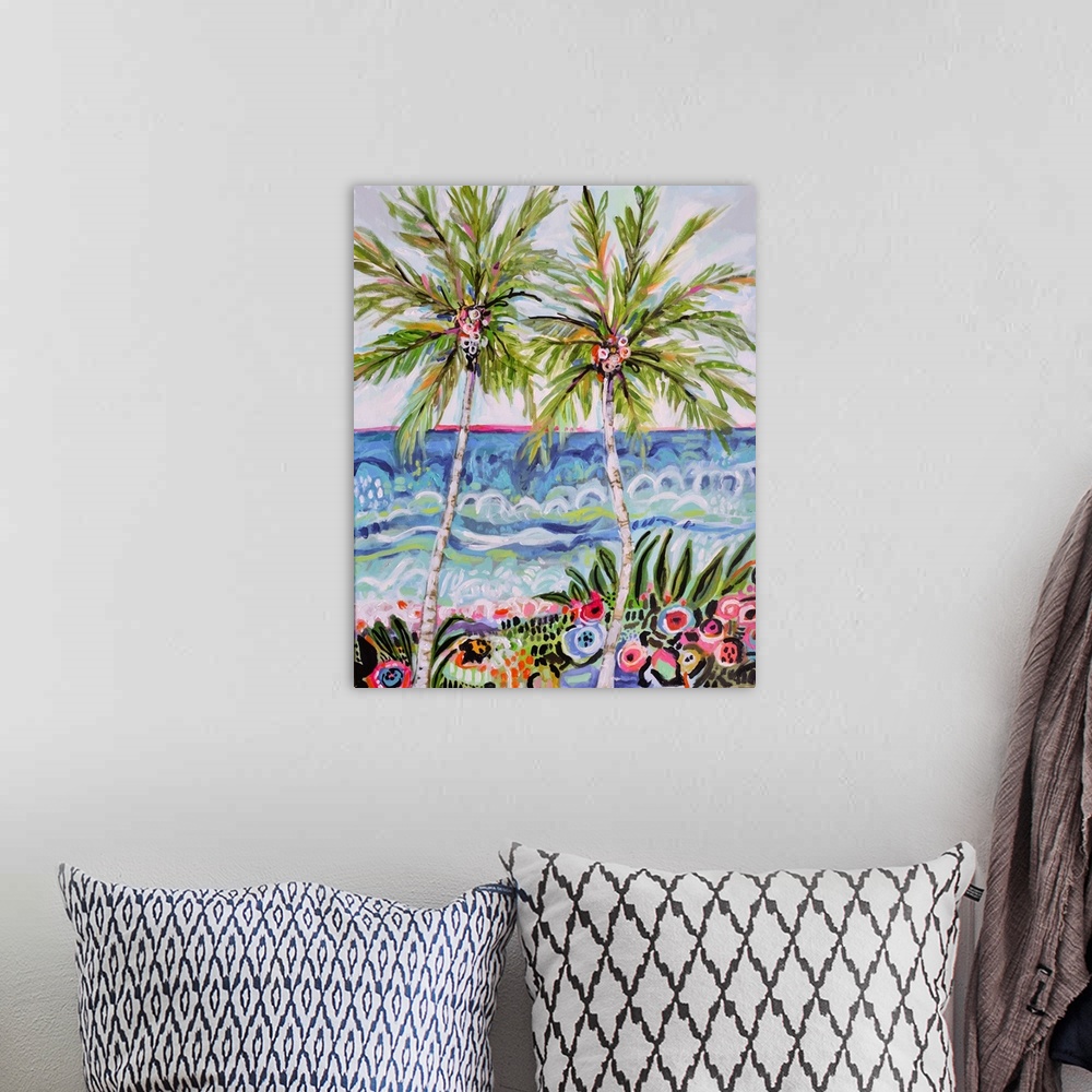 A bohemian room featuring Tropical Vibes II