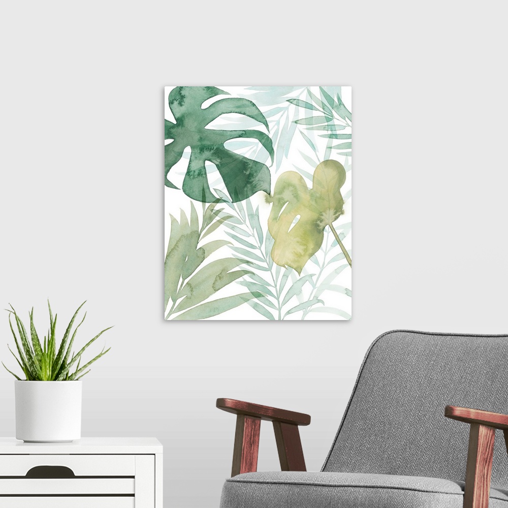 A modern room featuring Tropical Whisper I