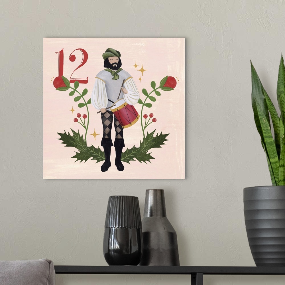 A modern room featuring Twelve Days XII