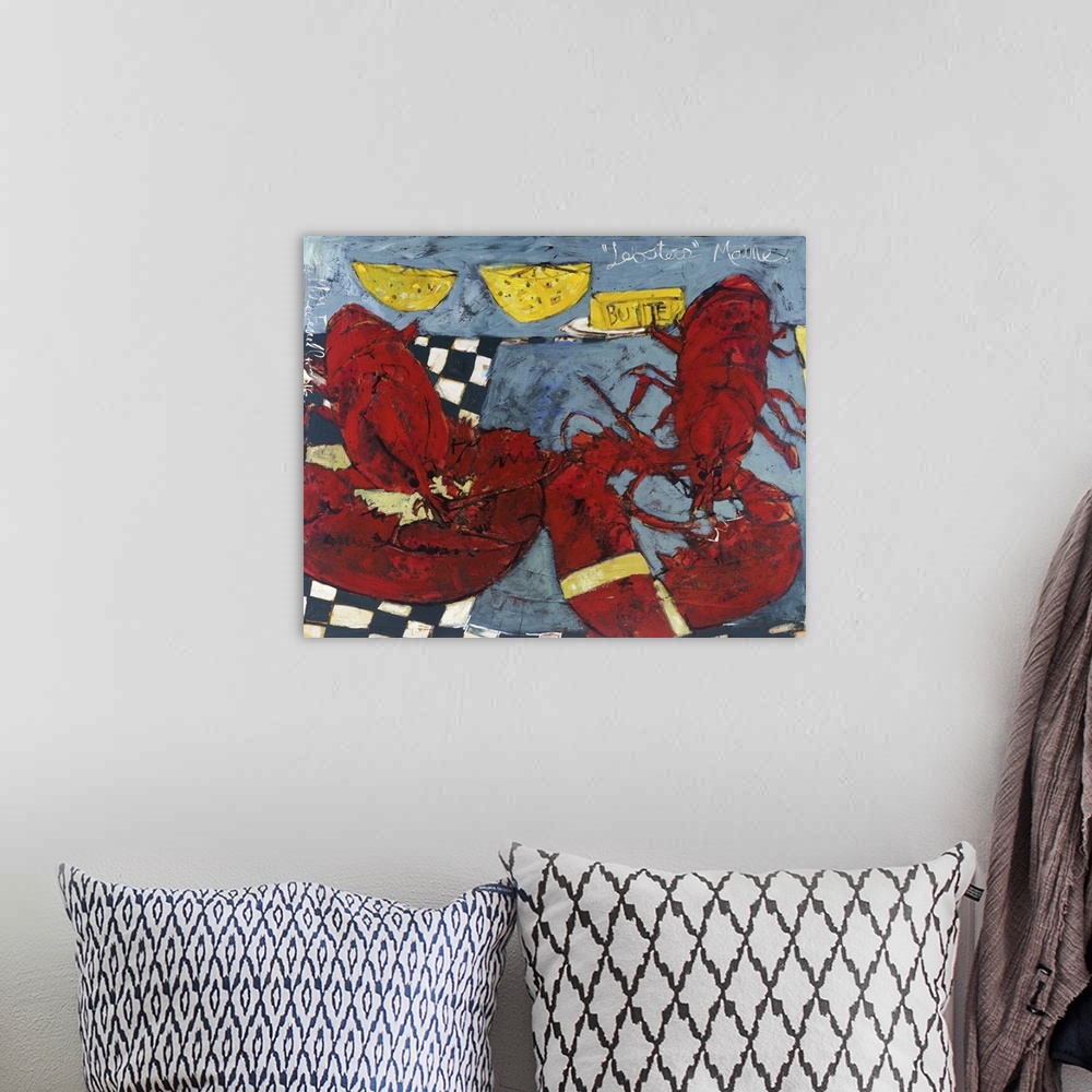 A bohemian room featuring Twin Lobsters II