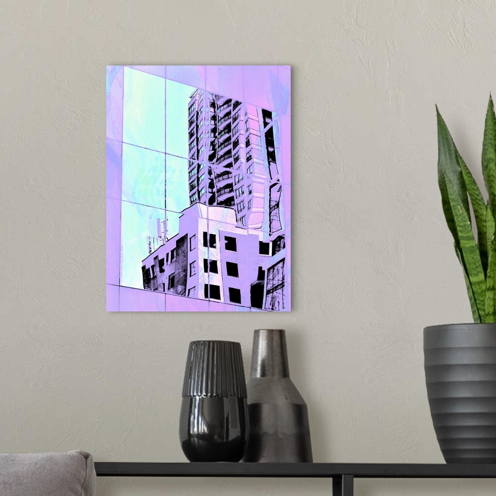 A modern room featuring Urban Pastels I