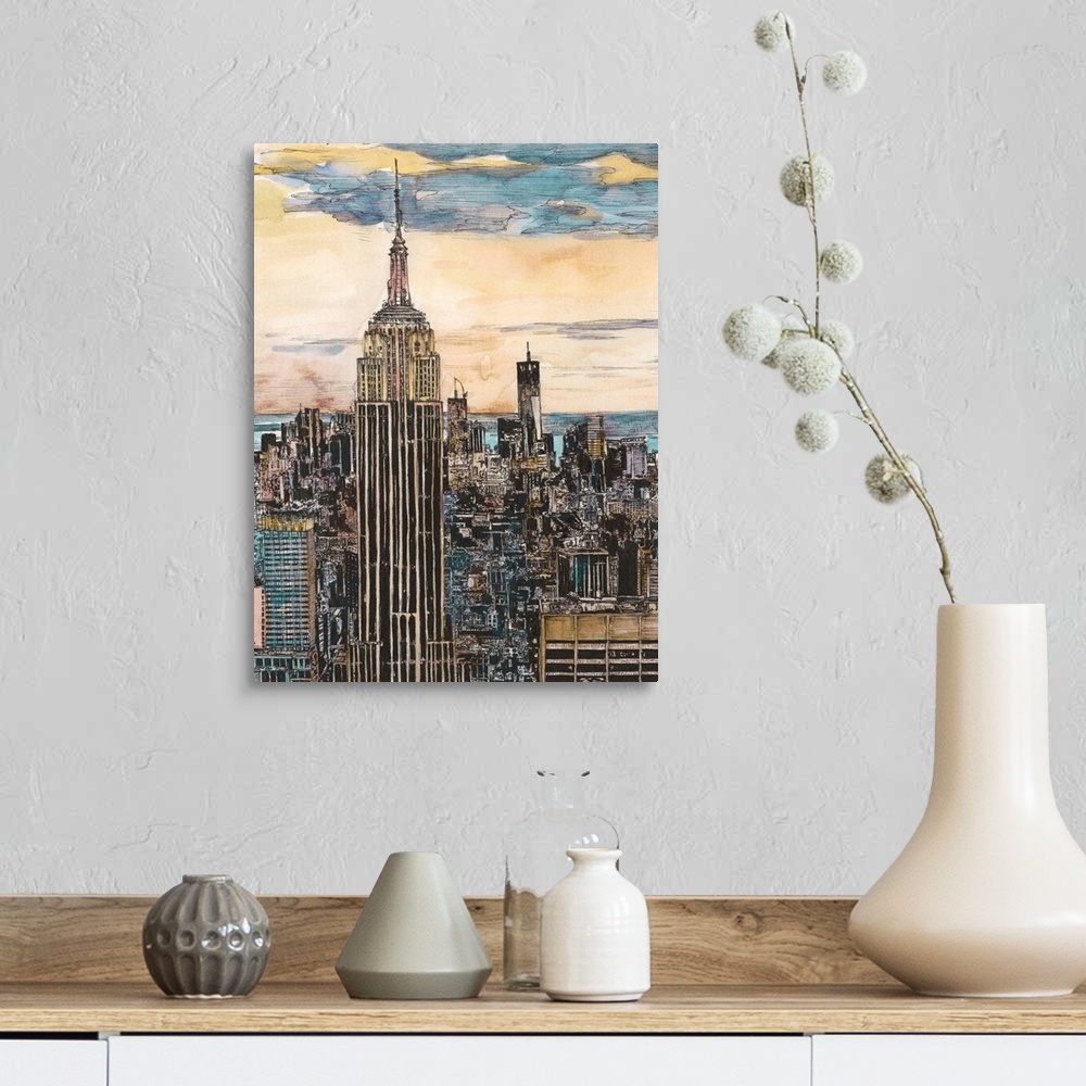 A farmhouse room featuring US Cityscape-NYC