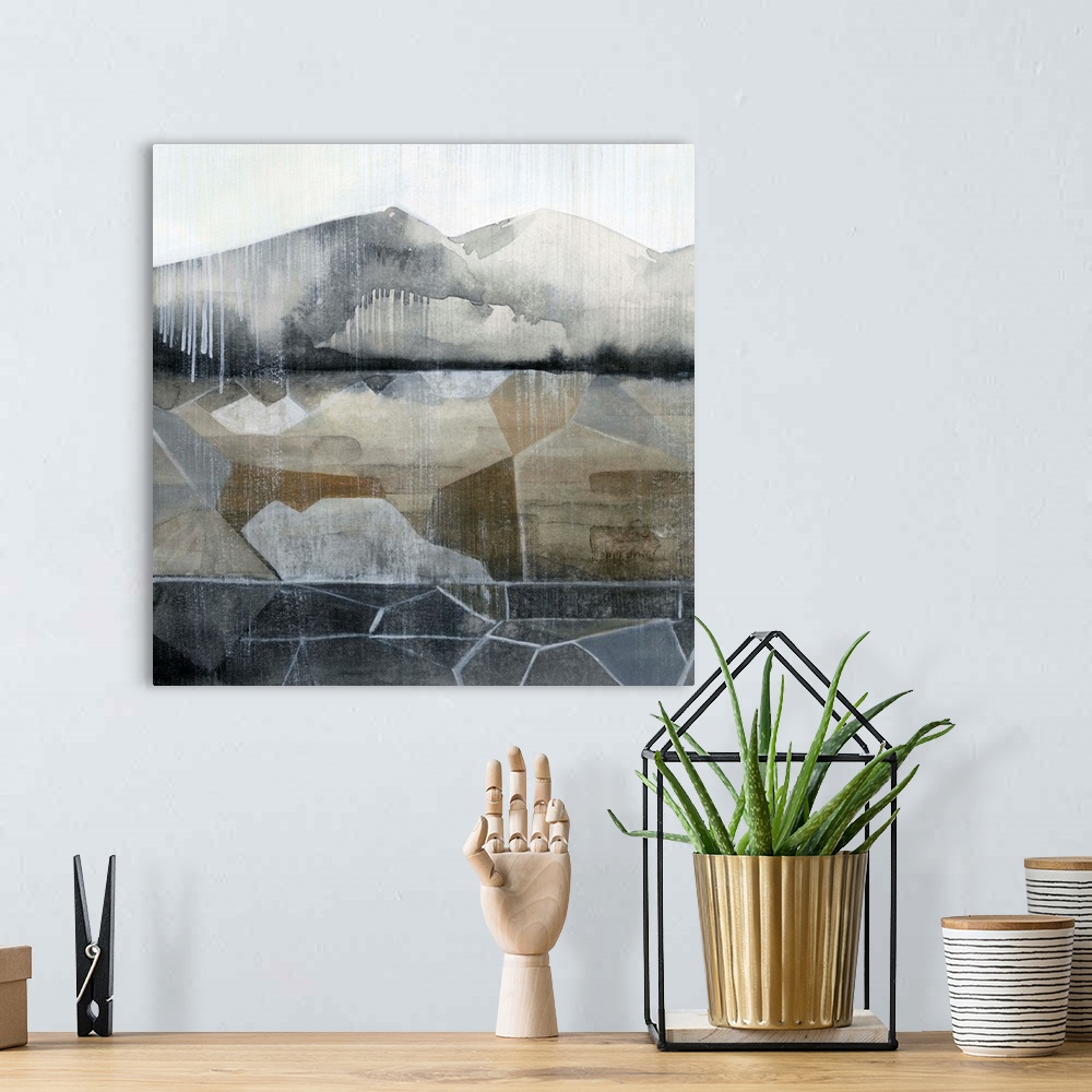 A bohemian room featuring Valley Stormscape II