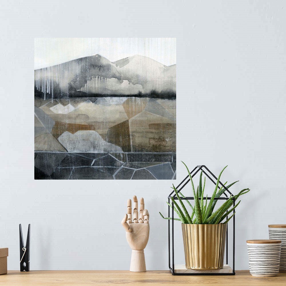 A bohemian room featuring Valley Stormscape II
