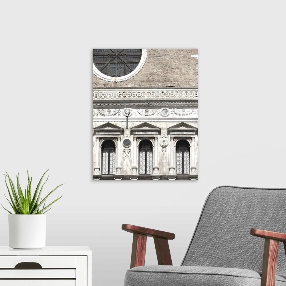 A modern room featuring Venetian Facade Photos I