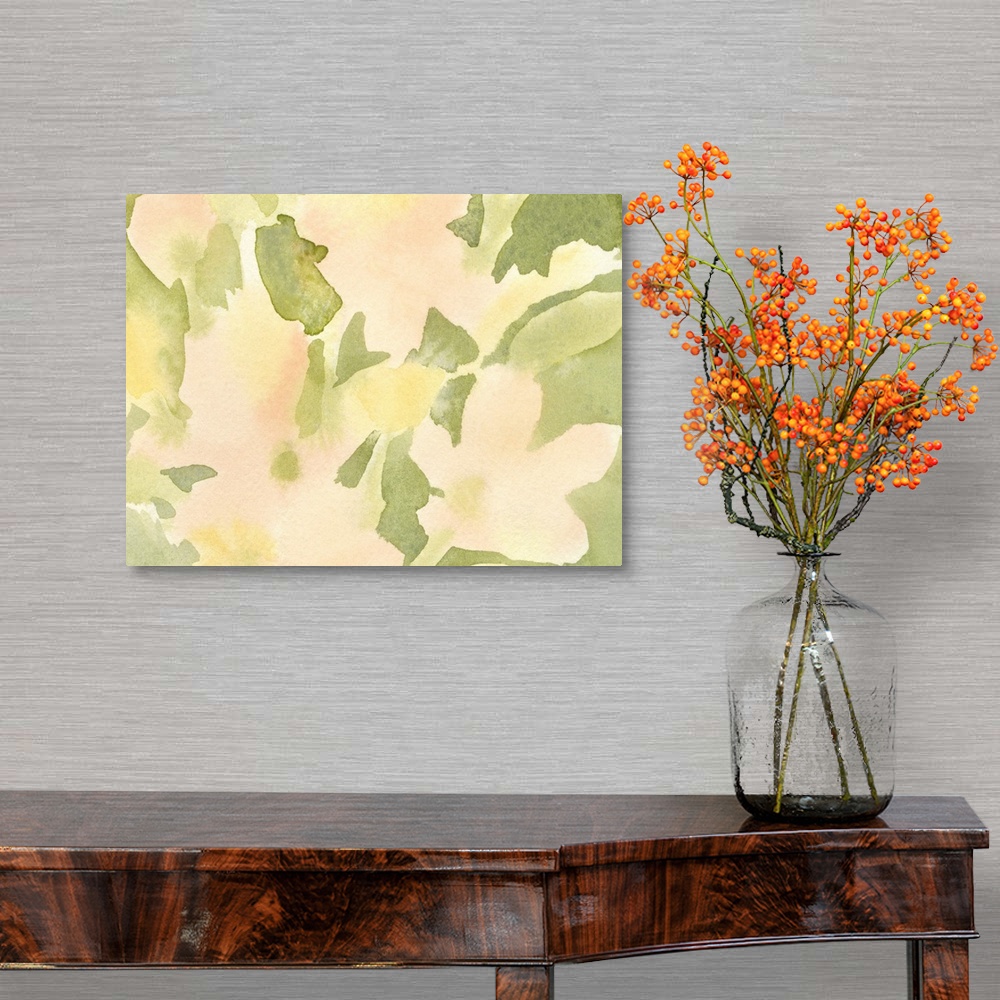 A traditional room featuring Verdant Floral Abstract I