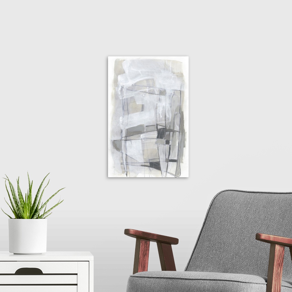 A modern room featuring Verticality II