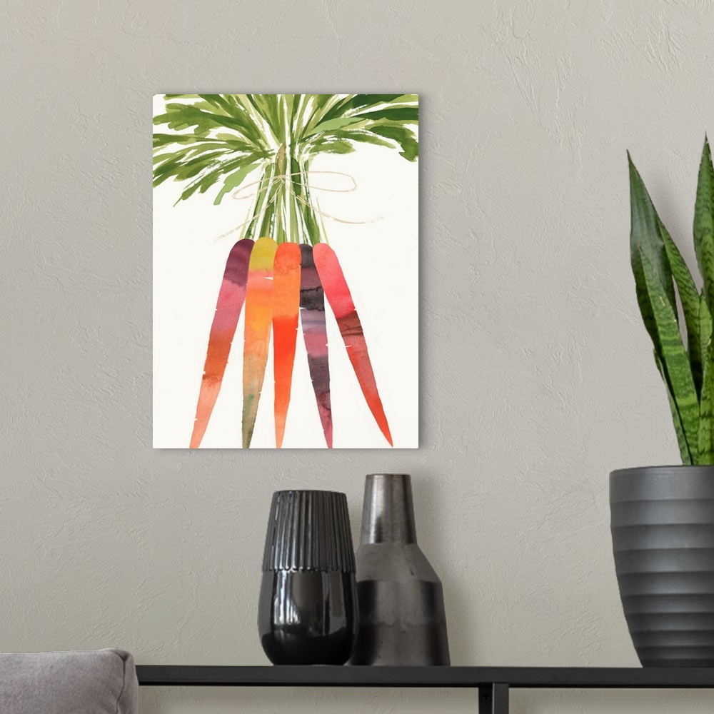 A modern room featuring Vibrant Bunch I