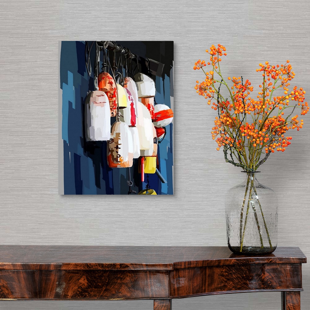 A traditional room featuring Vibrant Buoys II