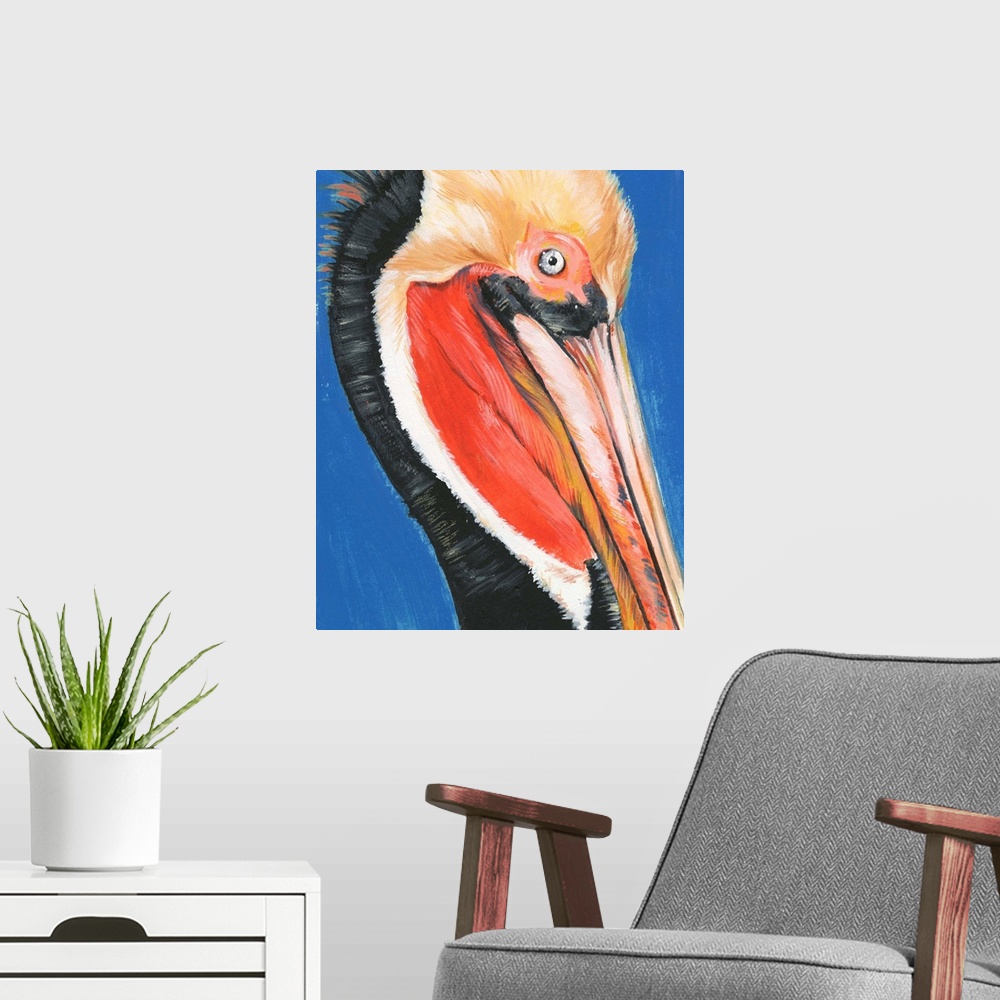 A modern room featuring Vibrant Pelican II