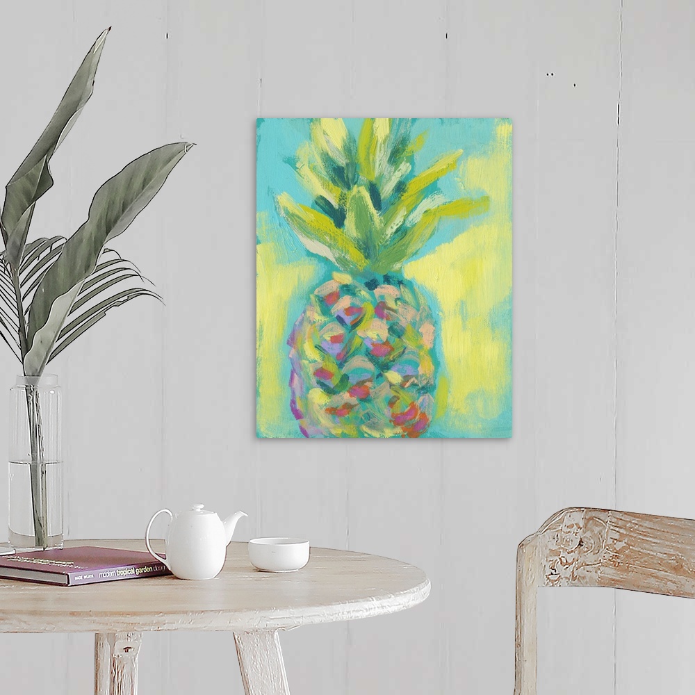 A farmhouse room featuring Vibrant Pineapple II