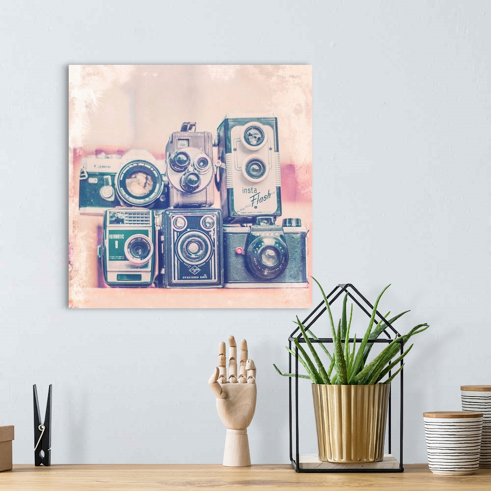 A bohemian room featuring Vintage Camera II