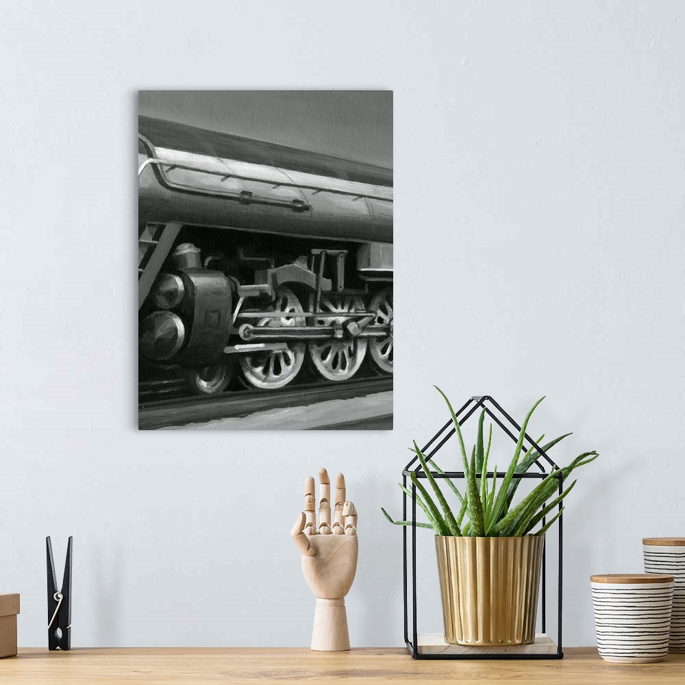 A bohemian room featuring Vintage Locomotive II
